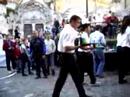 Jorge en ST Emilion course des garcons de cafe